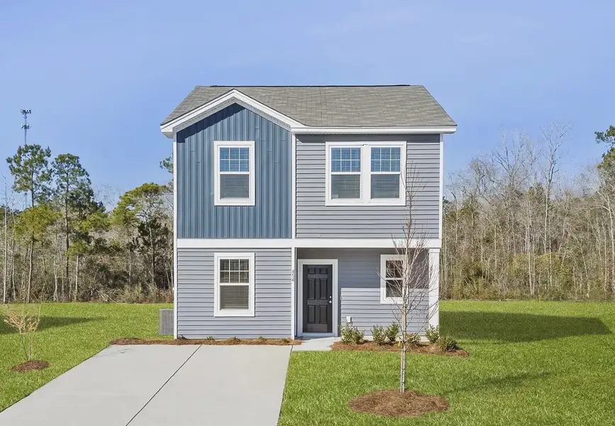 Front exterior of a home in the Andalusia community, located in Loris, SC (Image 3).