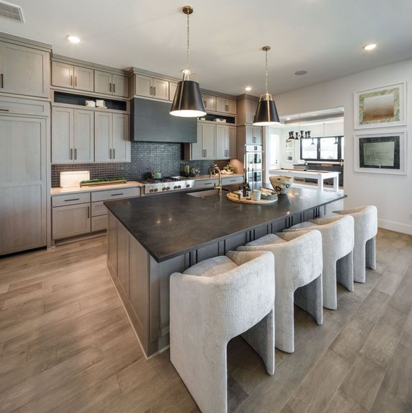 Furnished interior in a model home at Legacy in Friendswood (Image 8).