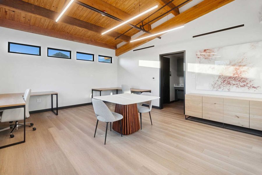 Furnished interior in a model home at Wildridge in Oak Point (Image 6).