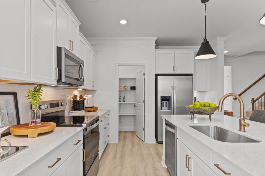 Furnished interior in a model home at Legacy Lakes in Aberdeen (Image 5).