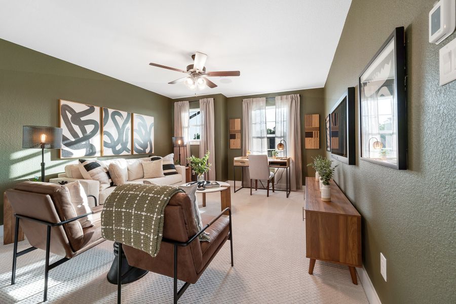 Furnished interior in a model home at The Reserve at Huntsville in Huntsville (Image 23).