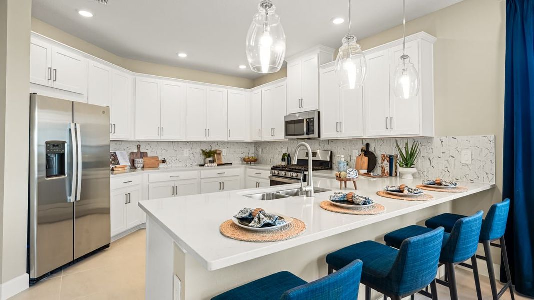 Furnished interior in a model home at Indigo Creek in Apollo Beach (Image 7). Furnished interior in a model home at Indigo Creek in Apollo Beach (Image 7).