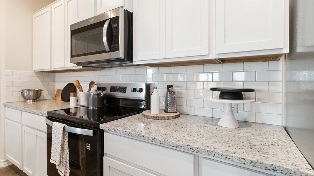Close-up of interior finishes in a home at High Garden, Comfort (Image 28).