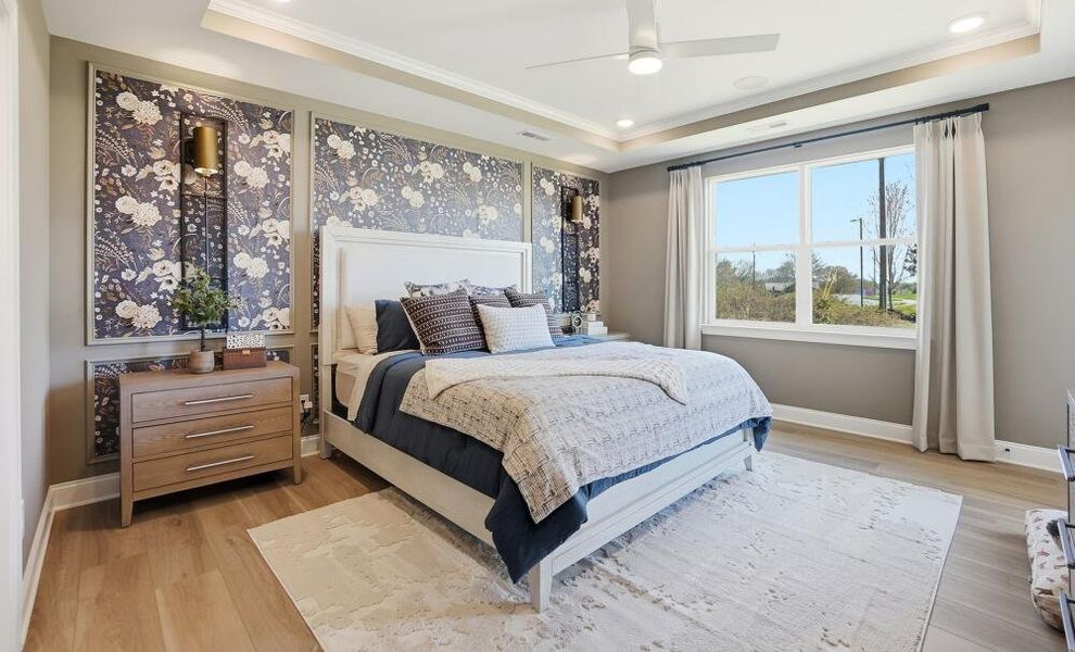 Furnished interior in a model home at The Grove at Bratton Park in York (Image 48). Furnished interior in a model home at The Grove at Bratton Park in York (Image 48).
