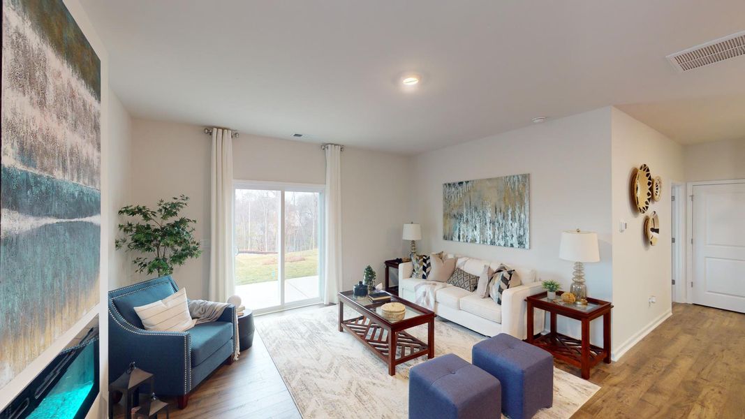 Furnished interior in a model home at Falls at Hickory in Hickory (Image 15). Furnished interior in a model home at Falls at Hickory in Hickory (Image 15).