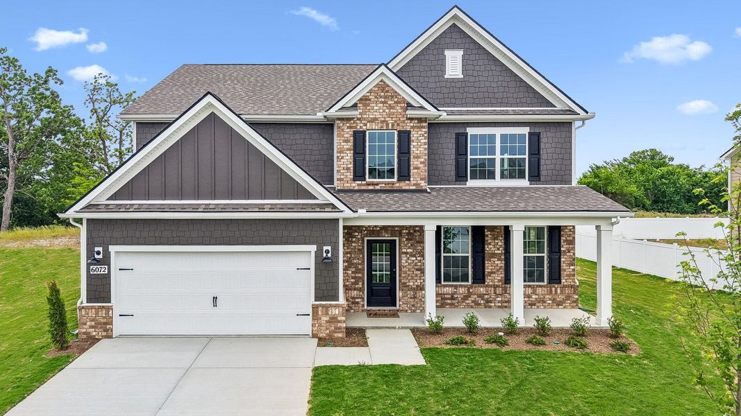 Front exterior of a home in the Pottsview community, located in Smyrna, TN (Image 1). Front exterior of a home in the Pottsview community, located in Smyrna, TN (Image 1).