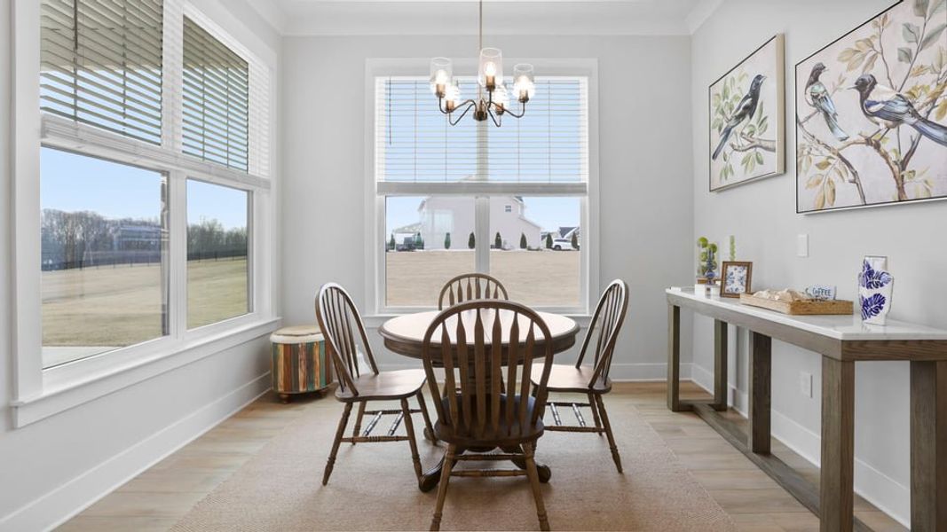 Furnished interior in a model home at Pinebrook in Woodruff (Image 20).