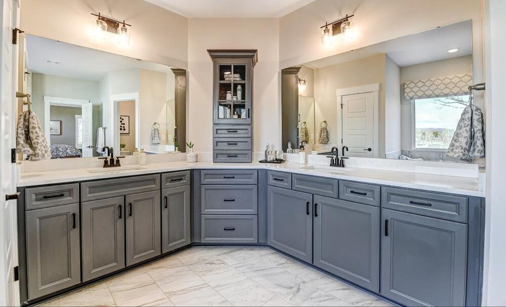 Furnished interior in a model home at Hancock Farms in Aiken (Image 7). Furnished interior in a model home at Hancock Farms in Aiken (Image 7).