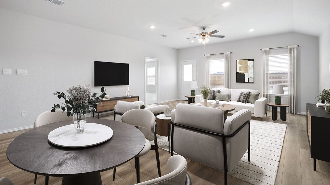 Furnished interior in a model home at Creekside Hills in Copperas Cove (Image 6).