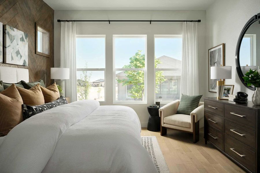 Furnished interior in a model home at Wolf Ranch - Enclave Collection in Colorado Springs (Image 10).