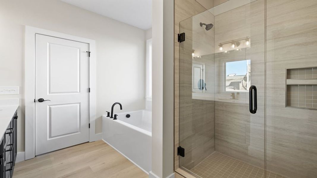 Furnished interior in a model home at Abelia Meadows in Piedmont (Image 9).