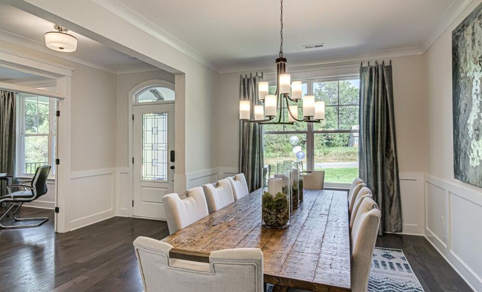 Furnished interior in a model home at Twin Creek in Kernersville (Image 13). Furnished interior in a model home at Twin Creek in Kernersville (Image 13).