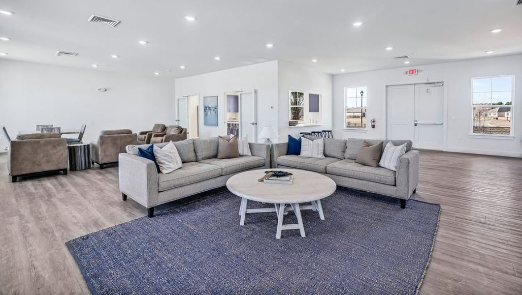 Furnished interior in a model home at Auberon Woods in Conway (Image 17).