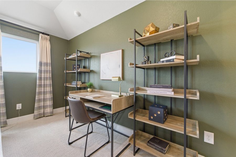 Furnished interior in a model home at Sundance Cove in Crosby (Image 21).