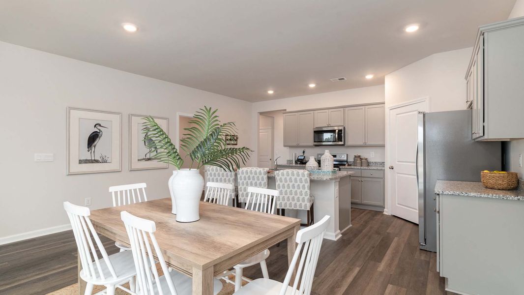 Furnished interior in a model home at Magnolia Farms in Florence (Image 6). Furnished interior in a model home at Magnolia Farms in Florence (Image 6).