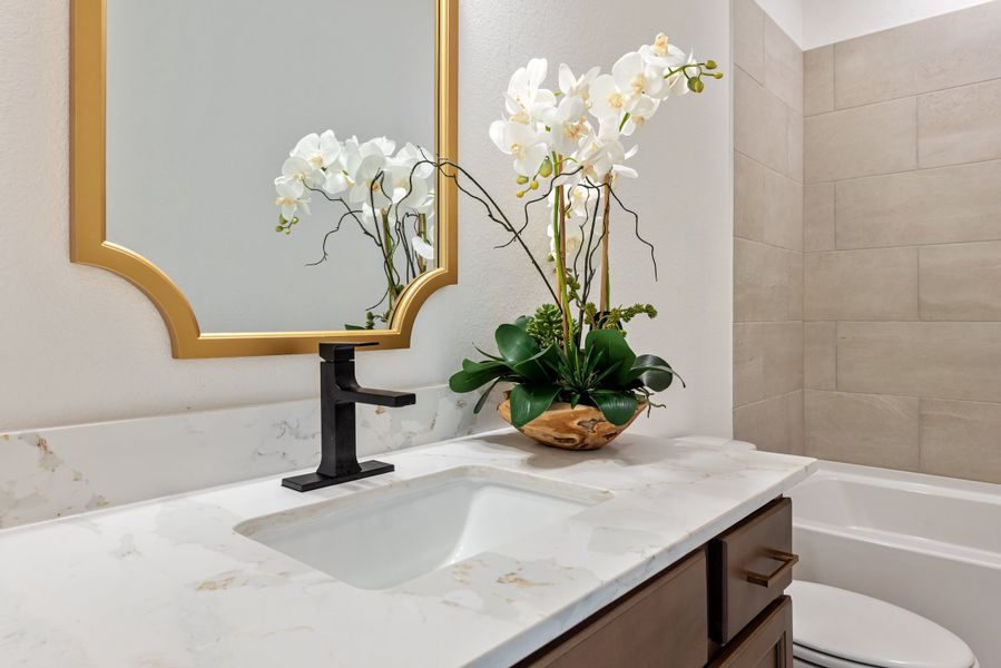 Close-up of interior finishes in a home at Midtown Townhomes, College Station (Image 16). Close-up of interior finishes in a home at Midtown Townhomes, College Station (Image 16).
