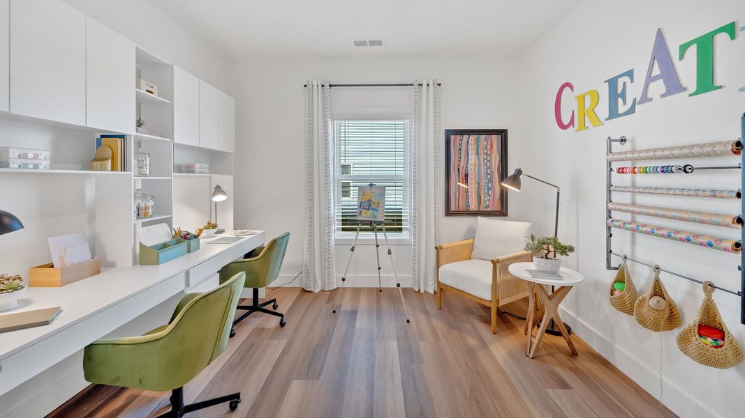 Furnished interior in a model home at Millstone Village in Morristown (Image 28).