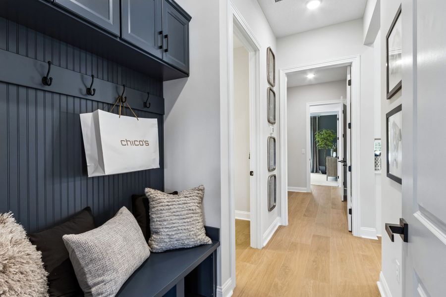 Furnished interior in a model home at Sandy Bluff in Yulee (Image 31).
