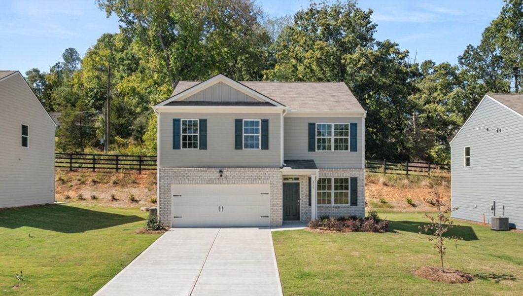 Front exterior of a home in the Oakleigh Glen community, located in Dallas, GA (Image 3). Front exterior of a home in the Oakleigh Glen community, located in Dallas, GA (Image 3).