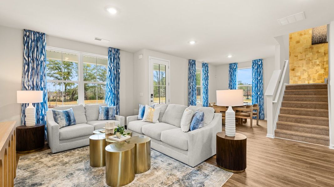 Furnished interior in a model home at Brookland Commons in Monroe (Image 18).