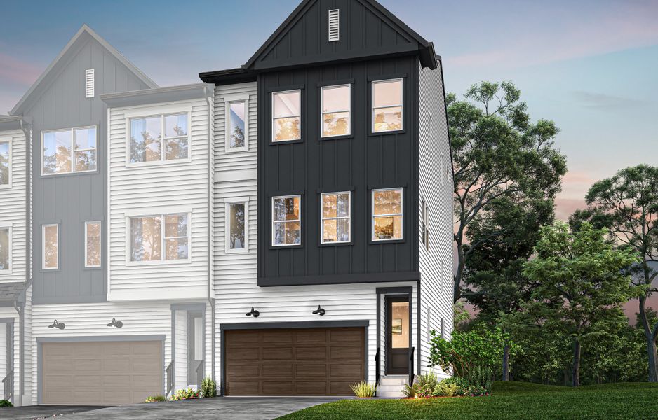 Front exterior of a home in the Archer Row community, located in Charlotte, NC (Image 7).