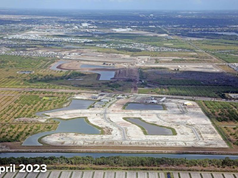 Site preparation and early development at BELTERRA in Port St. Lucie, FL (Image 108).