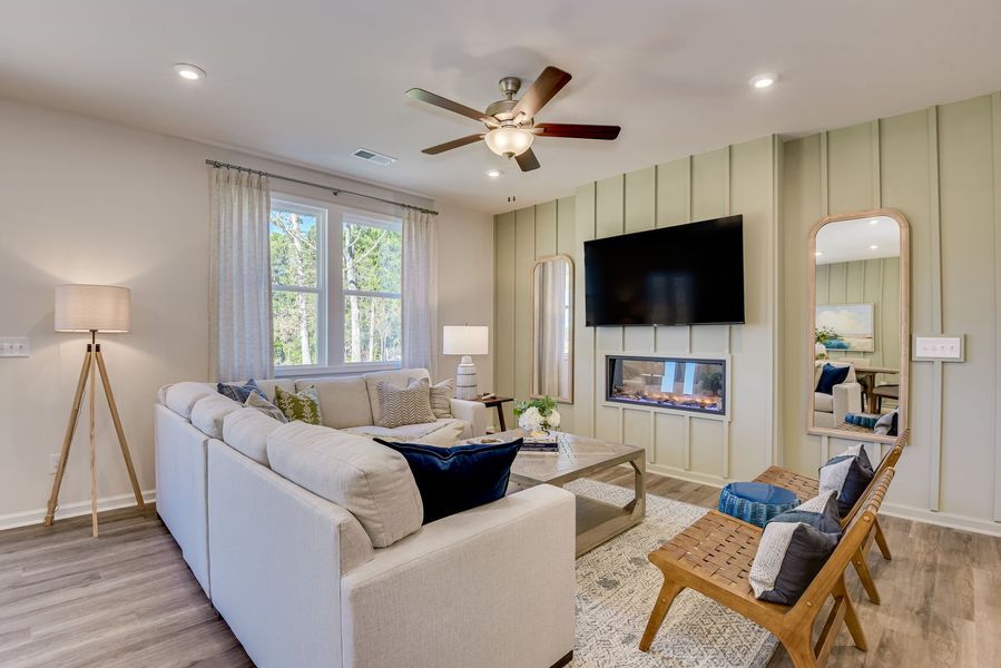 Comfortable family rooms designed for everyday living Comfortable family rooms designed for everyday living