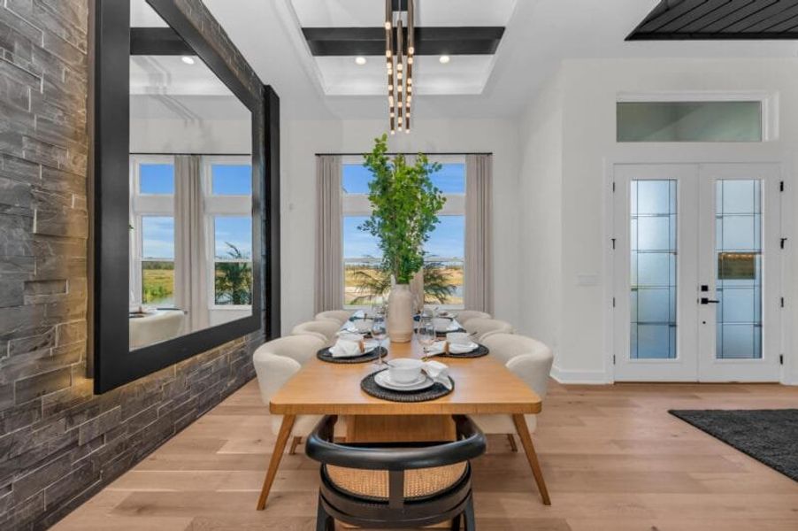 Furnished interior in a model home at Hampton Lakes in Sarasota (Image 10). Furnished interior in a model home at Hampton Lakes in Sarasota (Image 10).