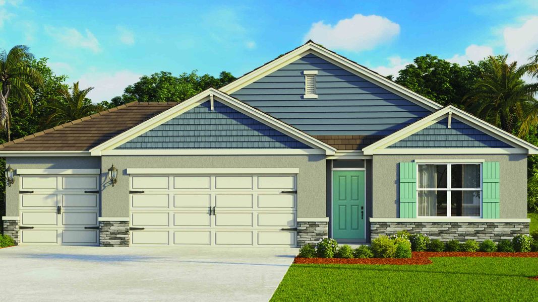 Front exterior of a home in the Bradbury Estates community, located in Sanford, FL (Image 2). Front exterior of a home in the Bradbury Estates community, located in Sanford, FL (Image 2).