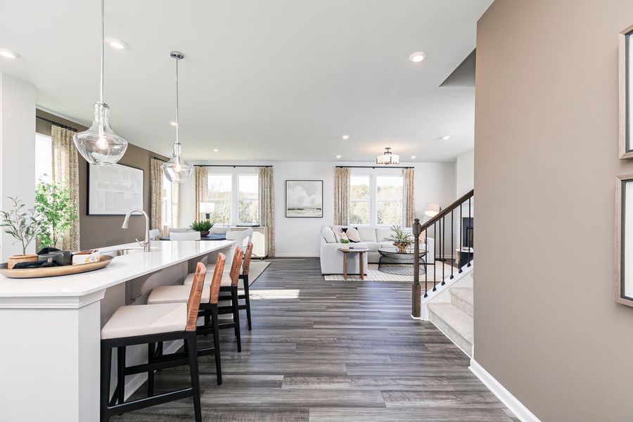 Kitchen With Large Island