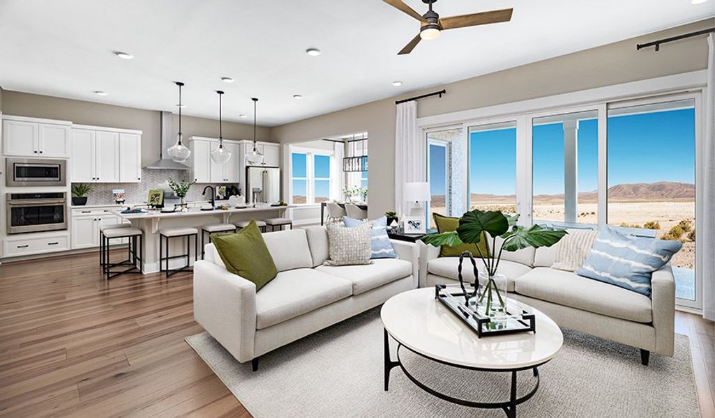 Furnished interior in a model home at Jackson Creek in Monument (Image 14). Furnished interior in a model home at Jackson Creek in Monument (Image 14).