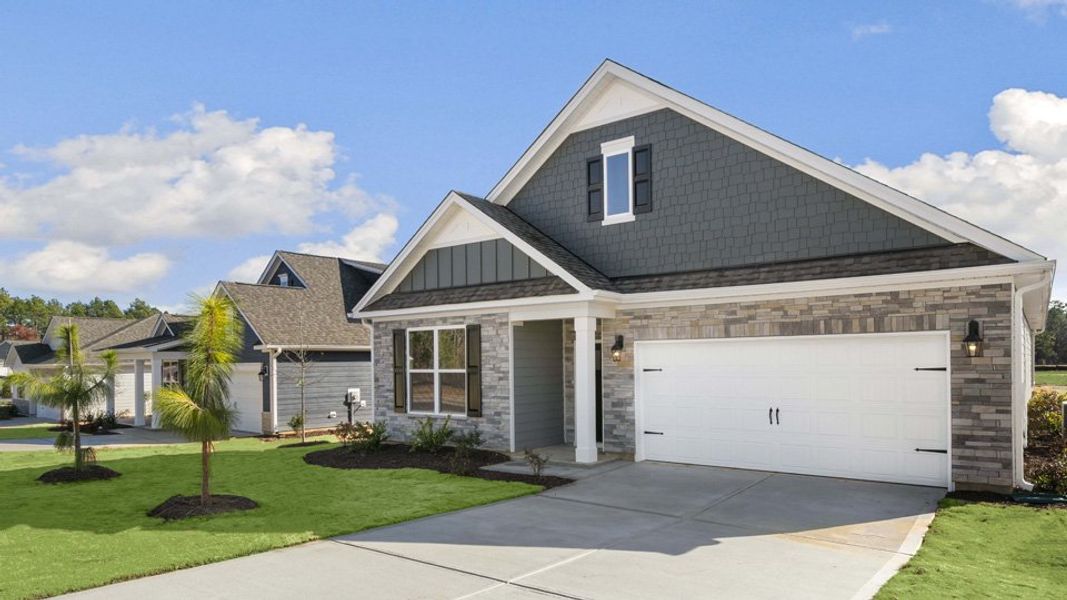 Front exterior of a home in the South Pinehurst Cottages community, located in Pinehurst, NC (Image 11). Front exterior of a home in the South Pinehurst Cottages community, located in Pinehurst, NC (Image 11).