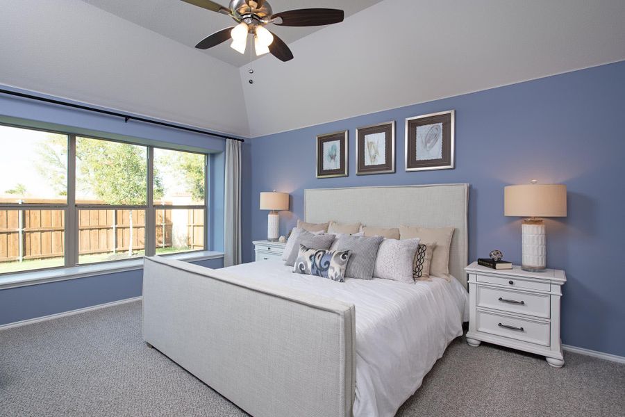 Primary Bedroom | Concept 1912 at Summer Crest in Fort Worth, TX by Landsea Homes