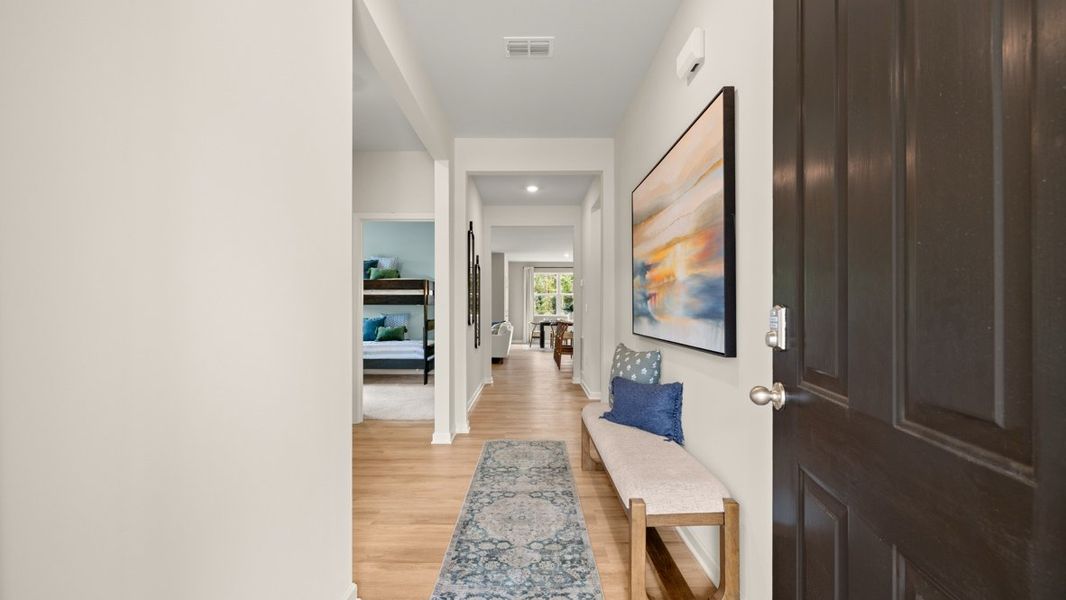 Furnished interior in a model home at Northberry in Rome (Image 5).