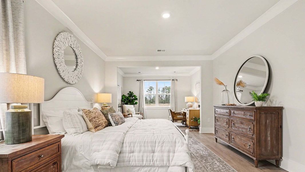 Furnished interior in a model home at Chapman Village in Conway (Image 16).