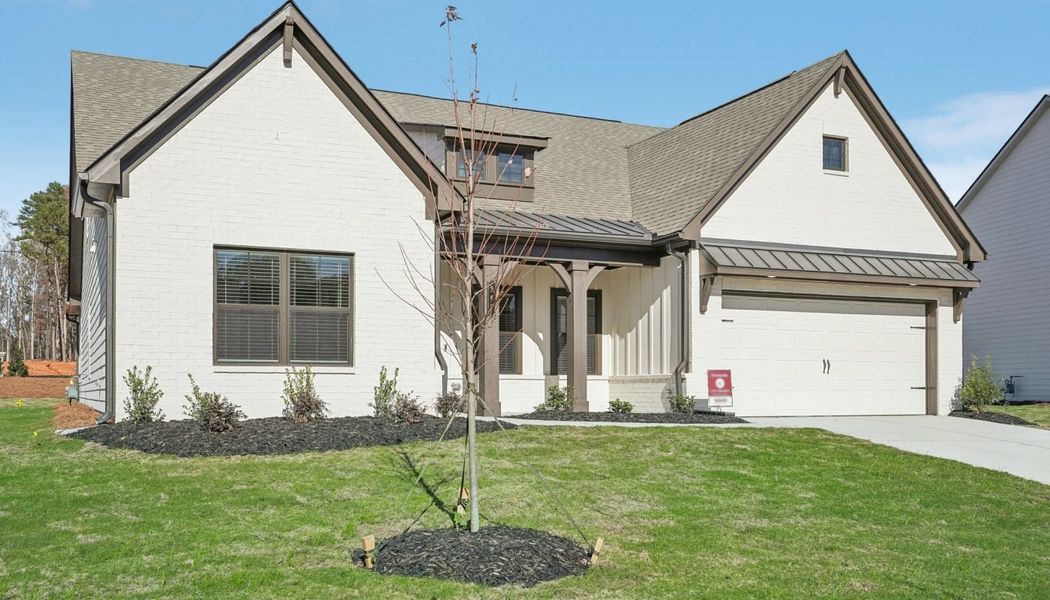 Front exterior of a home in the Ponderosa Farms Reserve community, located in Gainesville, GA (Image 14).