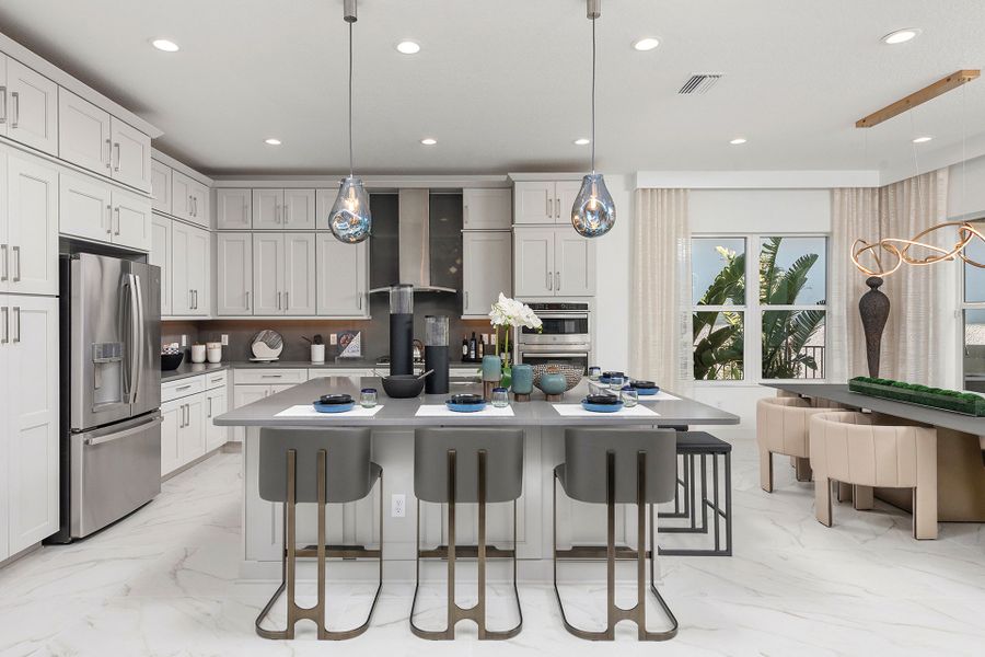 Furnished interior in a model home at Valencia Ridge (55+) in Wesley Chapel (Image 7).