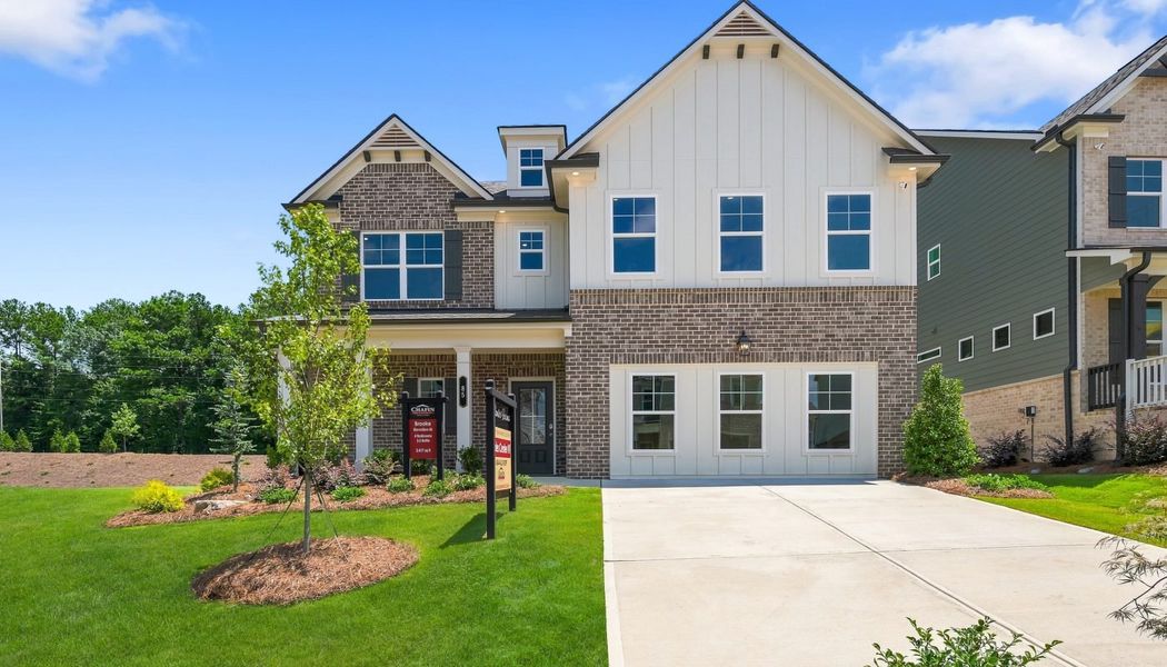 Front exterior of a home in the Fowler Farms community, located in Auburn, GA (Image 21).