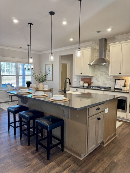 Furnished interior in a model home at Springside Reserve in Powder Springs (Image 53).