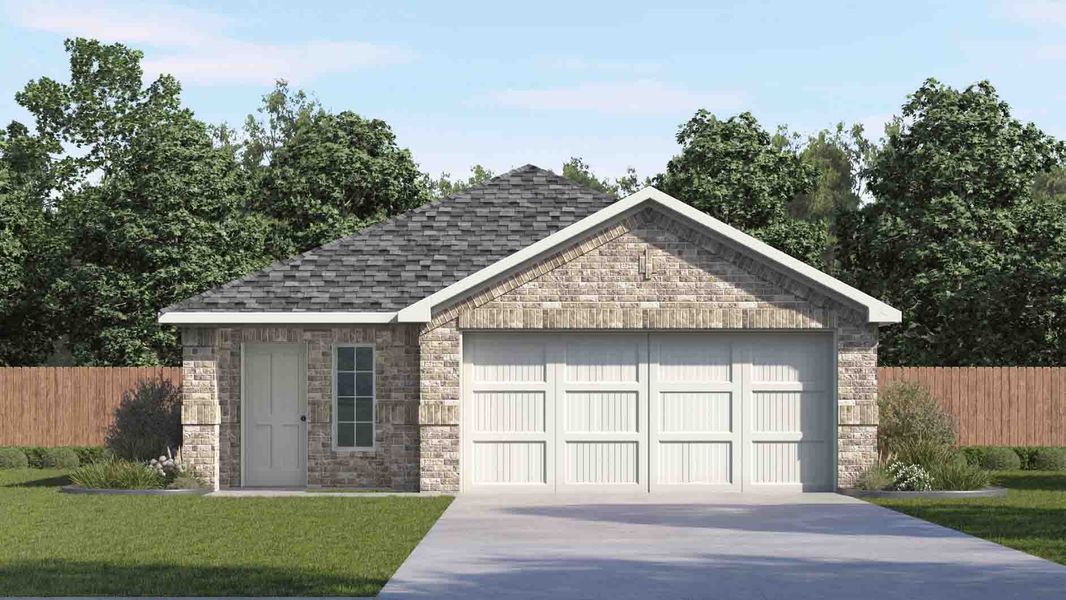 Front exterior of a home in the Allison Park community, located in Houston, TX (Image 12).