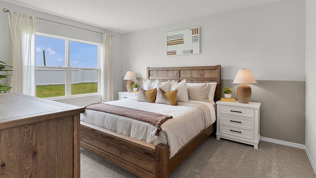 Furnished interior in a model home at Crosswinds in Haines City (Image 23). Furnished interior in a model home at Crosswinds in Haines City (Image 23).