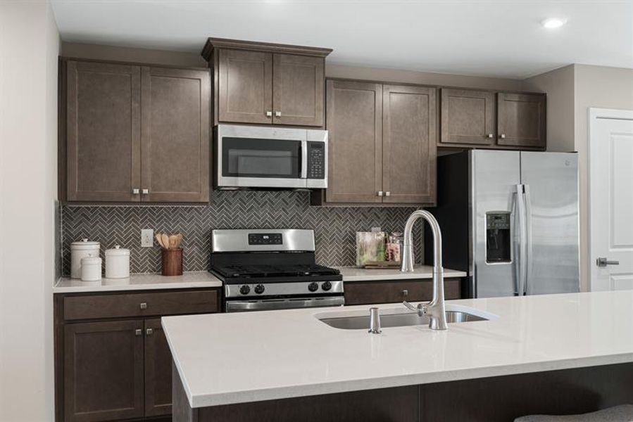 Furnished interior in a model home at Anderson Farm in Calabash (Image 10).