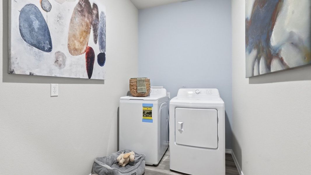 Furnished interior in a model home at Longhorn Estates in Fort Worth (Image 18). Furnished interior in a model home at Longhorn Estates in Fort Worth (Image 18).
