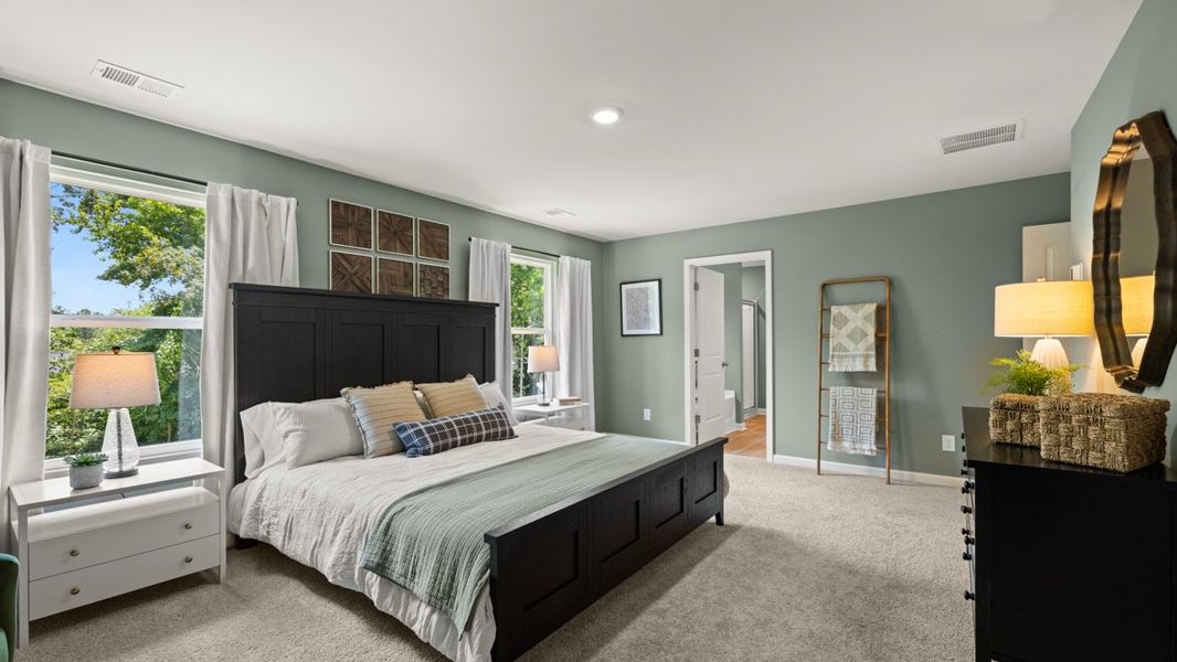 Furnished interior in a model home at Northwoods at Mirror Lake in Villa Rica (Image 25).