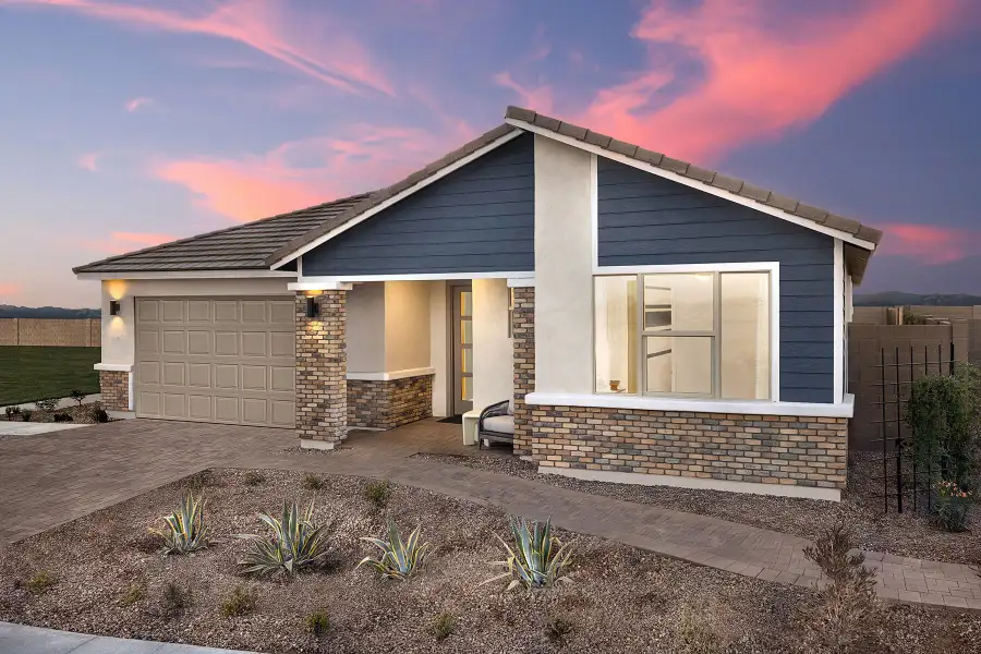 Front exterior of a home in the Del Rio Ranch community, located in Avondale, AZ (Image 1). Front exterior of a home in the Del Rio Ranch community, located in Avondale, AZ (Image 1).