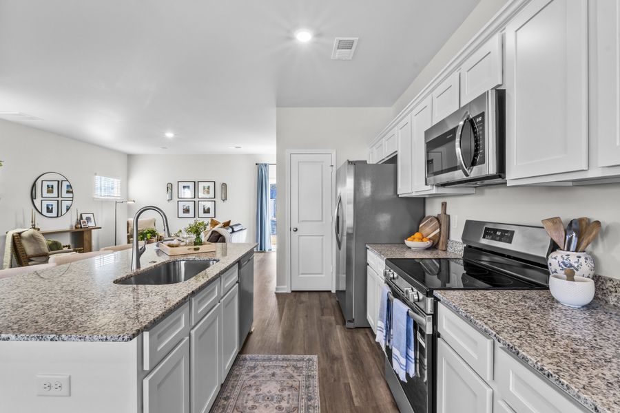 Furnished interior in a model home at Greenlawn Village in Columbia (Image 6). Furnished interior in a model home at Greenlawn Village in Columbia (Image 6).
