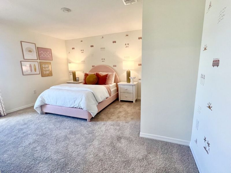 Furnished interior in a model home at Richmond Cove in Palm Bay (Image 36).