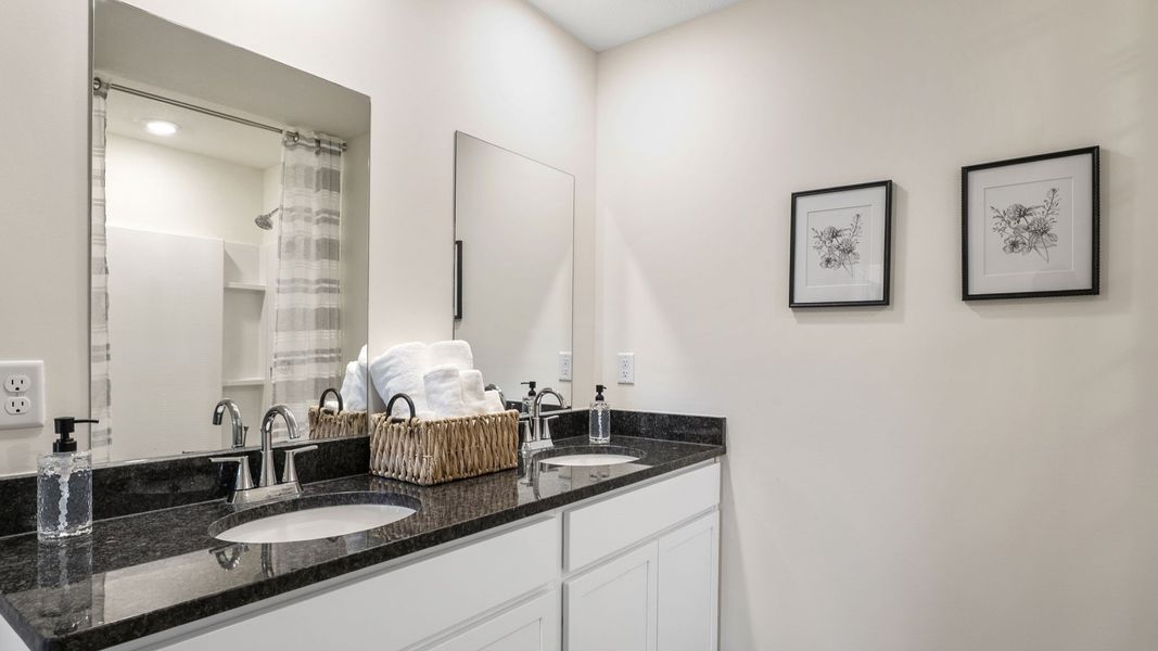 Furnished interior in a model home at Prairie Pass Express in Apison (Image 27). Furnished interior in a model home at Prairie Pass Express in Apison (Image 27).