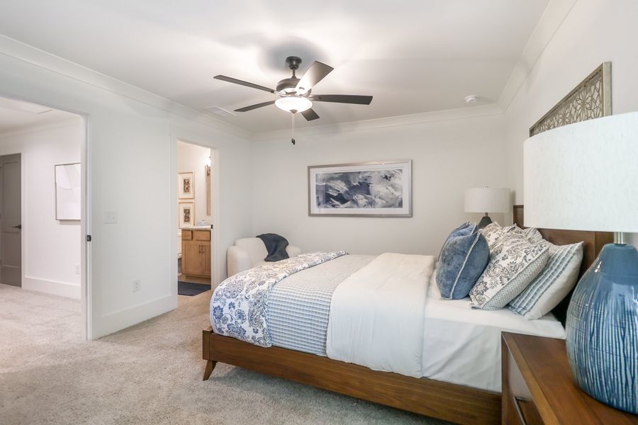 Furnished interior in a model home at St. Regis in Oxford (Image 26).