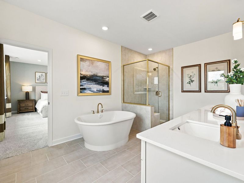 Furnished interior in a model home at Montrose in Aberdeen (Image 40).